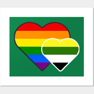 Skolisexual Double Heart Posters and Art